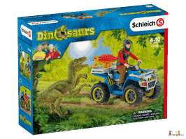Schleich Dinosaurier Flucht auf Quad 41466