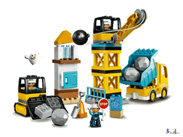 Lego Duplo Baustelle mit Abrissbirne 10932
