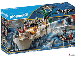 Playmobil Pirates Rotrockbastion 70413