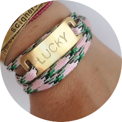 BRACCIALE LUCKY ROSA