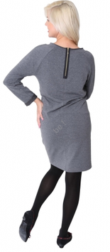 be mama! Maternity Dress "Loop" - Grey