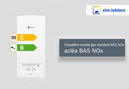 Chaudière Bas Nox ELM Leblanc   Aclea 24kw Cheminée et 23KW VMC