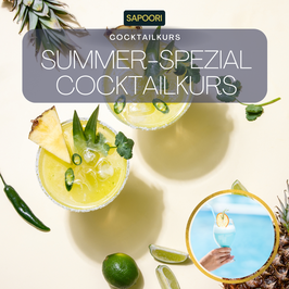 Summer Spezial-Cocktailkurs / So. 12.07.2026 / 15-18 Uhr / Ausgebucht!