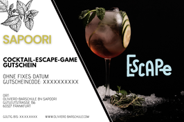 PDF Cocktail-Escape-Game-Gutschein ohne fixes Datum (per Mail)