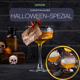 Halloween Spezial-Cocktailkurs / So. 01.11.2026 / 19-22 Uhr