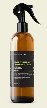 Natural Dog Conditioner for Puppies & Adults (Lavender, Lemon Peel & Sage)