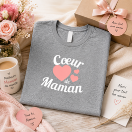 Tee-shirt coeur de maman