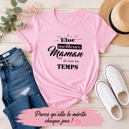 Tee-shirt élue meilleure maman