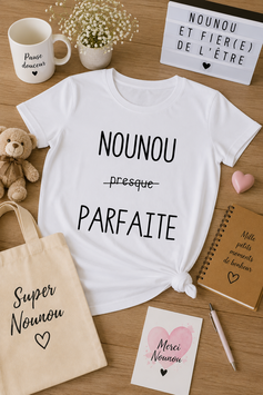 Tee-shirt message à NOUNOU