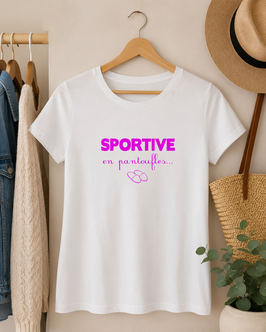 Tee-shirt femme sportive