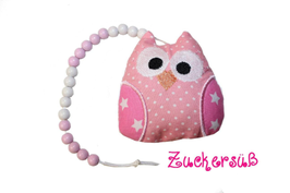 Recheneule Sterne rosa