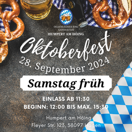 Oktoberfest p.P. 28.09.24 FRÜH