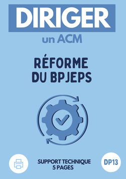 DP13 : Réforme du BPJEPS