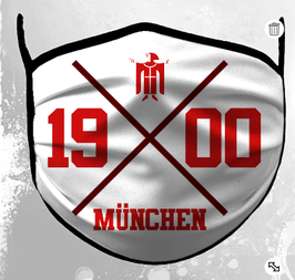 München 1900 Kreuz Maske