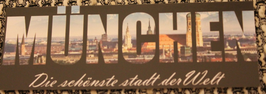 200 München die schönste Stadt der Welt Aufkleber