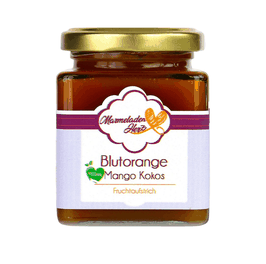 Fruchtaufstrich  Blutorange/Mango/Kokos