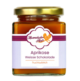 Fruchtaufstrich Aprikose/weisse Schokolade