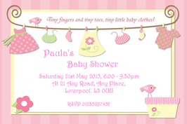 Baby shower Invitations ref B5