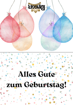 Karte "Alles Gute"