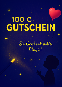 100 € Erlebnis-Gutschein für Shows & Shop Schenk ein Lächeln, das bleibt: Mit dem 100-Euro-Gutschein von Marcelo verschenkst du magische Erlebnisse – ob live auf der Bühne oder digital zum Download.