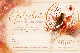 Gutschein – Kunst & Kreativität verschenken
