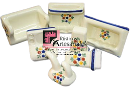 Accesorios para Baño estilo Talavera
