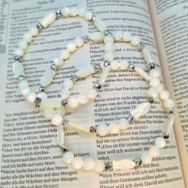 Perlmuttarmband, Perlmuttfisch, christlicher Schmuck
