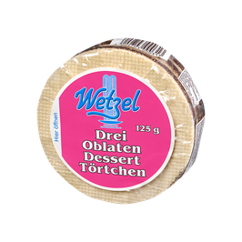 Wetzel Drei Oblaten Dessert Törtchen