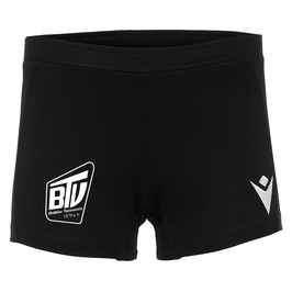 MACRON Osmium Hero Shorts Women schwarz mit Brühler TV Logo