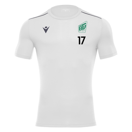 MACRON Rigel Hero Handball-Shirt weiß mit BTV Logo, BTV Schriftzug, Wunschnummer und Wunschnamen