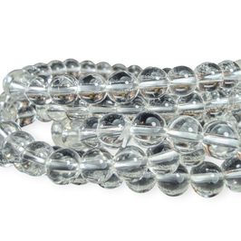 Bergkristall, 8mm Perlen,