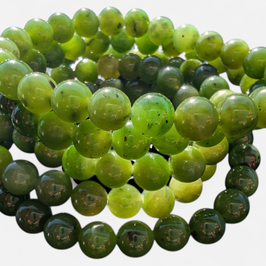 Nephrit Jade, 8mm Perlen