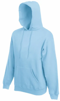 Sweat à capuche BLEU CIEL