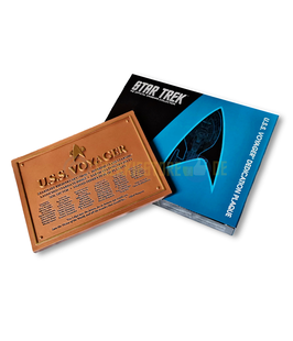 U.S.S. Voyager NCC-74656 Widmungsplakette
