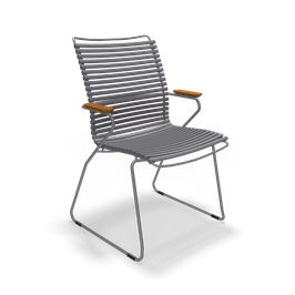 Houe Stuhl Click hohe Rückenlehne - dark grey 70