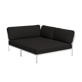 Houe Level Cozy Corner right - Gestellfarbe weiß - Sunbrella Char 68