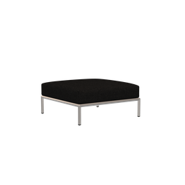 Houe Level 2 Ottoman - Gestellfarbe weiß - Basic dark grey 98