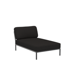 Houe Level Chaiselongue - Gestellfarbe grey - Sunbrella Char 68