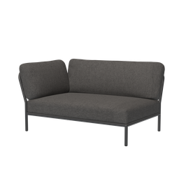 Houe Level Corner left - Gestellfarbe grey - Basic dark grey 98