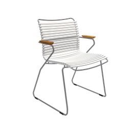 Houe Stuhl Click mit Armlehne - muted white 25
