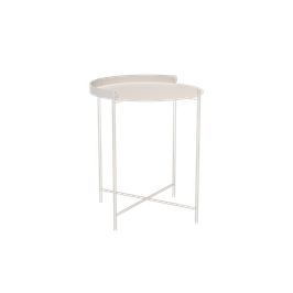 Houe Edge Beistelltisch 46,5 cm - muted white 08
