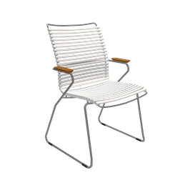 Houe Stuhl Click hohe Rückenlehne - muted white 25