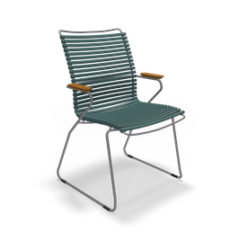 Houe Stuhl Click hohe Rückenlehne - pine green 11