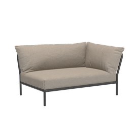 Houe Level 2 Corner right - Gestellfarbe grey - Sunbrella Heritage