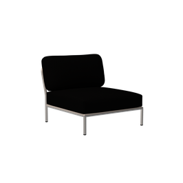 Houe Level Chair - Gestellfarbe weiß - Sunbrella Char 68