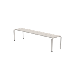 Houe Bank Avanti lang 192 cm Aluminium - muted white 43