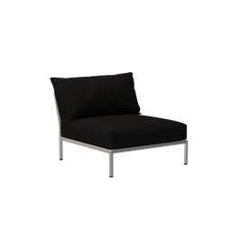 Houe Level 2 Chair - Gestellfarbe weiß - Basic dark grey 98