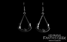 Boucles d'oreilles Confrérie des Assassins