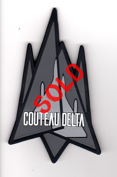 French Air Force patch `COUTEAU DELTA´ Mirage 2000D Tactical Display Team PVC