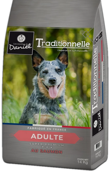 Croquettes tradi' adulte saumon 14kg